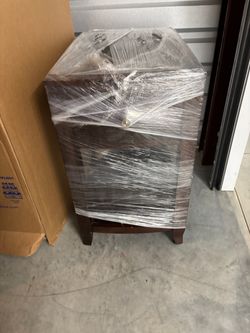 Solid wood cherry night stand or side table