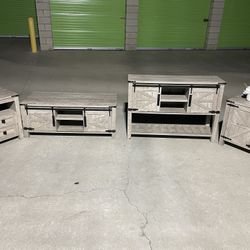 *Free Delivery* Living Room Coffee Entertainment Side Table Set