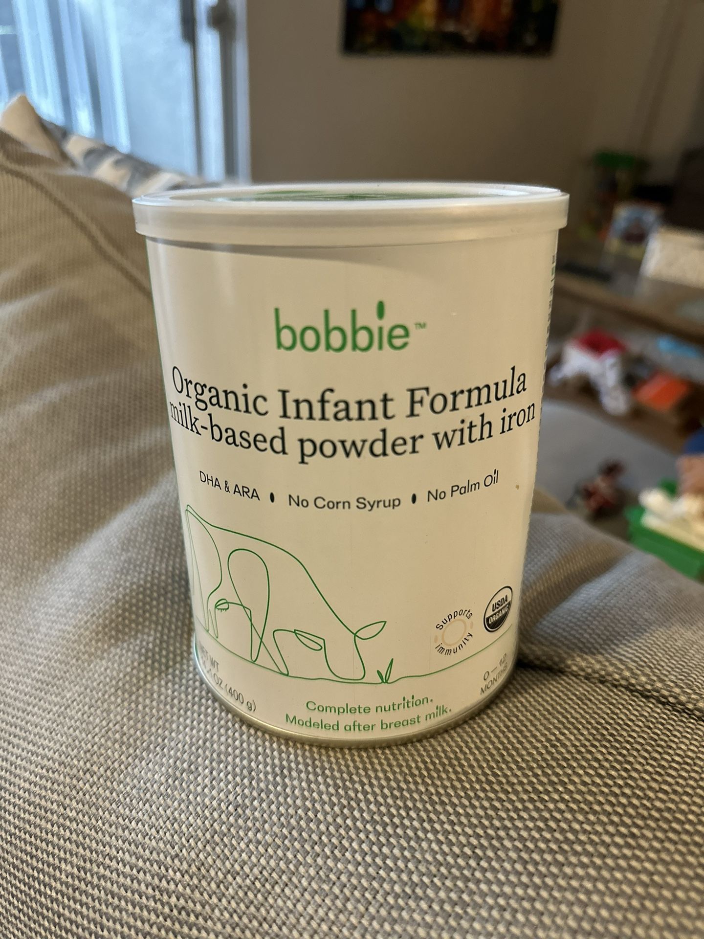 NEW: Organic Infant Formula Milk-Based Powder + Iron
