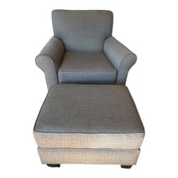 Love Seat, Chair and Ottoman