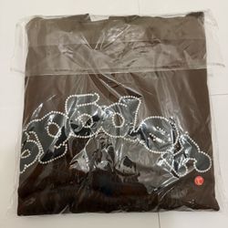 Brand New Sp5der Hoodie - Brown - Large 