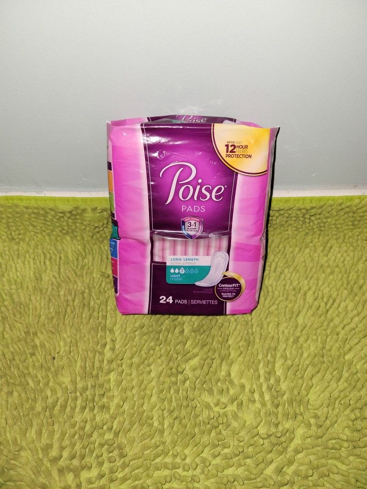 Poise #3 Long Length 24 Pads #3