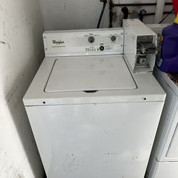 Commercial Whirlpool Washer Coin Operated