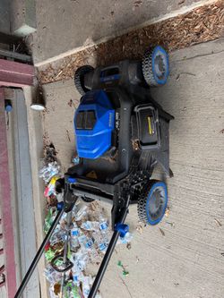 Kobalt Brushless Mower 48V with batteries