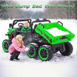 Brand new Green 24V 6-Wheel Ride-On UTV with Remote Control