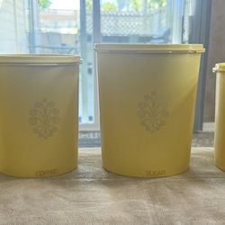 Vintage Tupperware Canister Set
