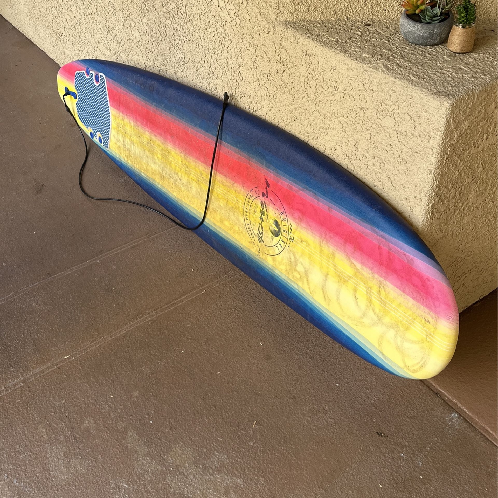 Soft top wave storm surfboard