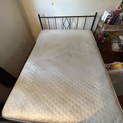 full size bed mattress and frame