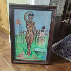 SIGNED OIL ON CANVAS ART