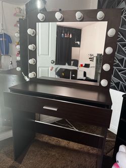 Dark Brown Vanity