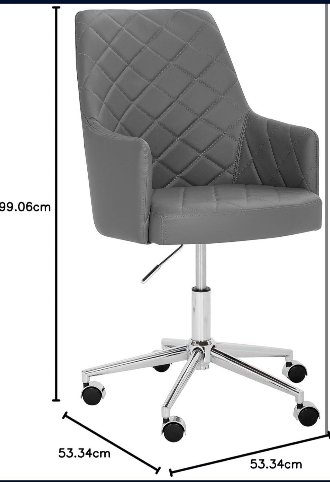 Sunpan Modern 101125 Chase Office Chair, Graphite