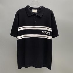 Gucci Black Polo Shirt Of Men 
