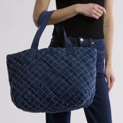 Kurt Geiger London Denim Shopper Tote NWOT