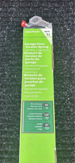 Hillman Garage Door Torsion Spring Left Wind