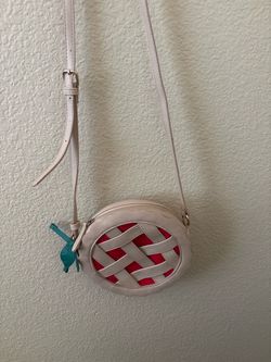 Round Crossbody Bag Pie Design