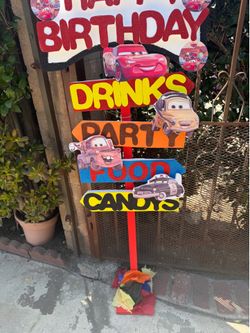 Cars lighting McQueen party decorations
