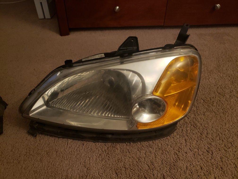 2002 Honda civic driver side headlight