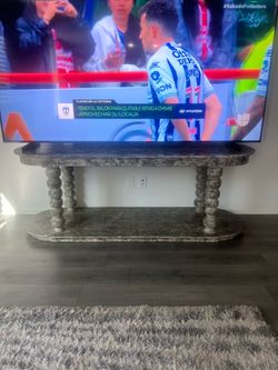 Rustic Antique-Style Console Table