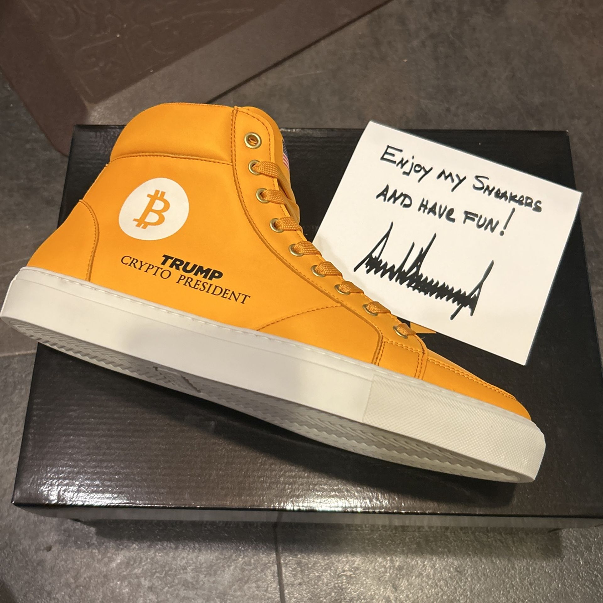 *NEW* Trump Crypto President High top Sneakers!