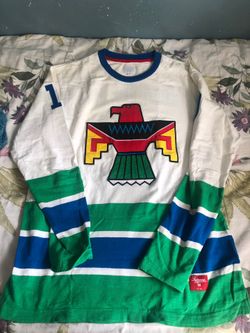Supreme thunderbird jersey size medium white rare vintage