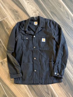 Vintage Carhartt Michigan Chore Coat Black
