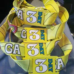 SELLING SUNDAY SUMMER SMASH WRISTBANDS!!!
