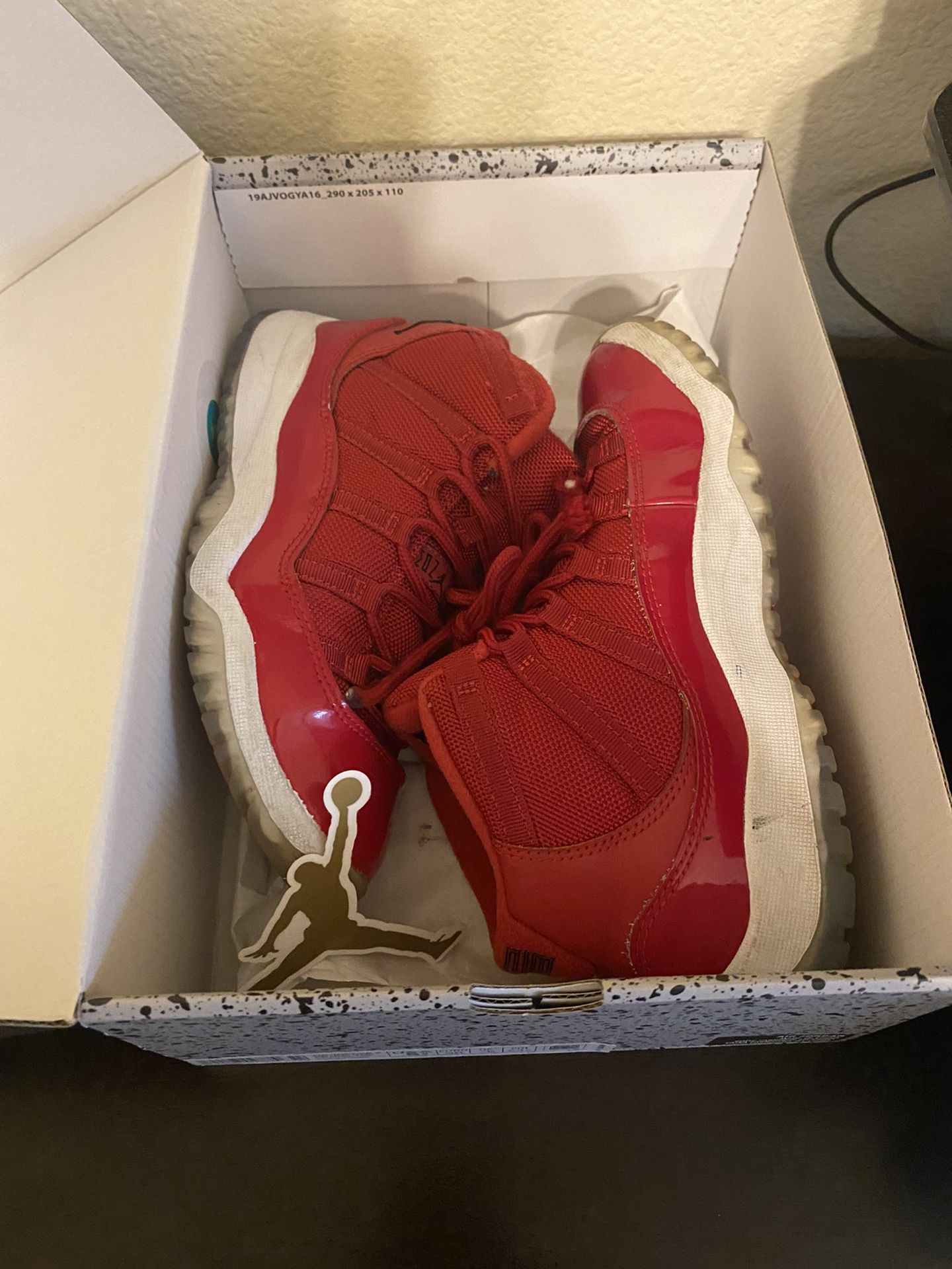 Jordan Retro 11 Win Like 96 Boys Size 3