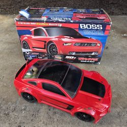 RC Car Traxxas 50+mph Mustang Boss 302 Brushless Vxl 1/16