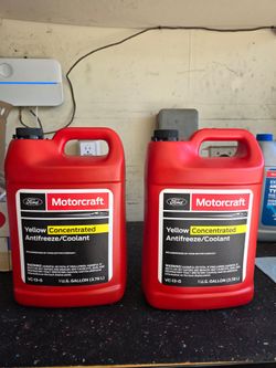 Motorcraft Yellow Concentrated Antifreeze/Coolant – 2 Gallons