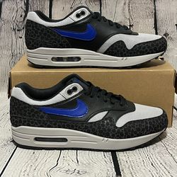 NWOT Nike Air Max 1 Safari Reflective Black Sneakers