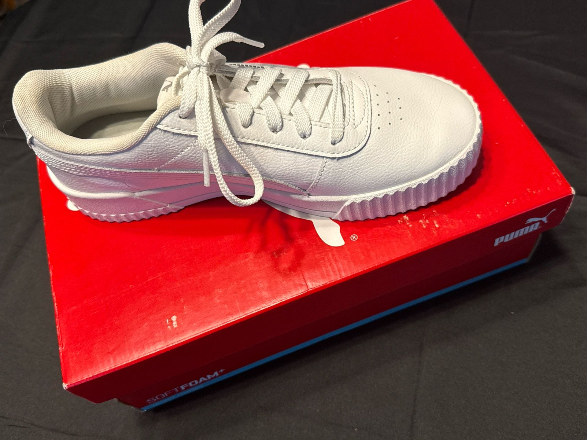 Carina L PUMA White (Used once)