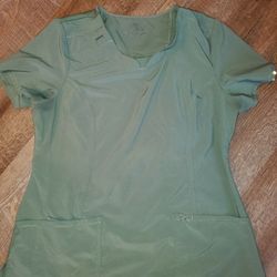Green Scrub Top