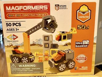 Magformers Construction Set, 50-piece