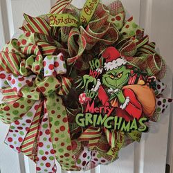 Grinch Wreath 