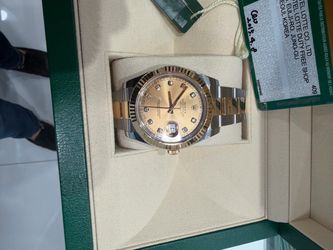 2015 Rolex Datejust champagne dial