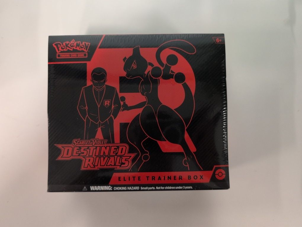 Pokemon Destined Rivals ETB Booster Bundle And Pack