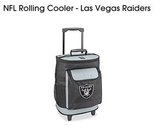 Las Vegas Raiders NFL Rolling Cooler