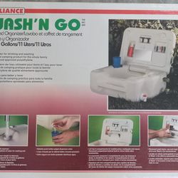 Reliance Wash N Go 3 Gallon Portable Sink & Organizer Tent RV Camping 9834