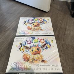 Pokemon Prismatic Evolutions ETB Pokemon Center Exclusive   