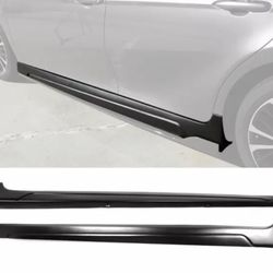Fits 18-22 Toyota Camry IKON Style Side Skirts Matte Black - PP