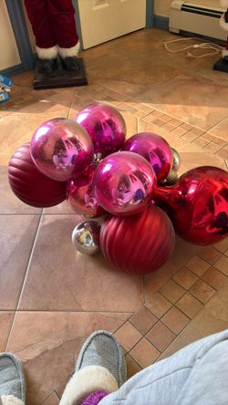Large Christmas Ornament Balls