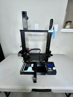 Creality Ender 3 v1 Used 3D Printer W/ Case, Mods & Accessories (Read Desc.)