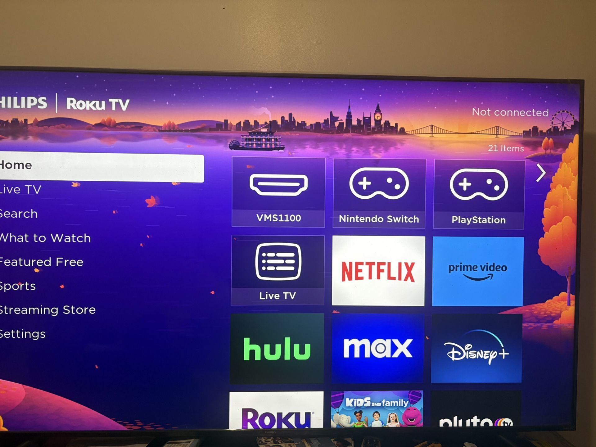 Philip Roku Tv 75inch Plus Lg Stereo With 3 Woofers