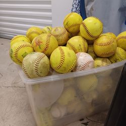 Softballs And Bats