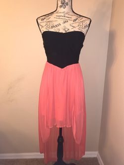 cocktail dress black and pink