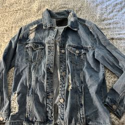 Distressed Jean Jacket