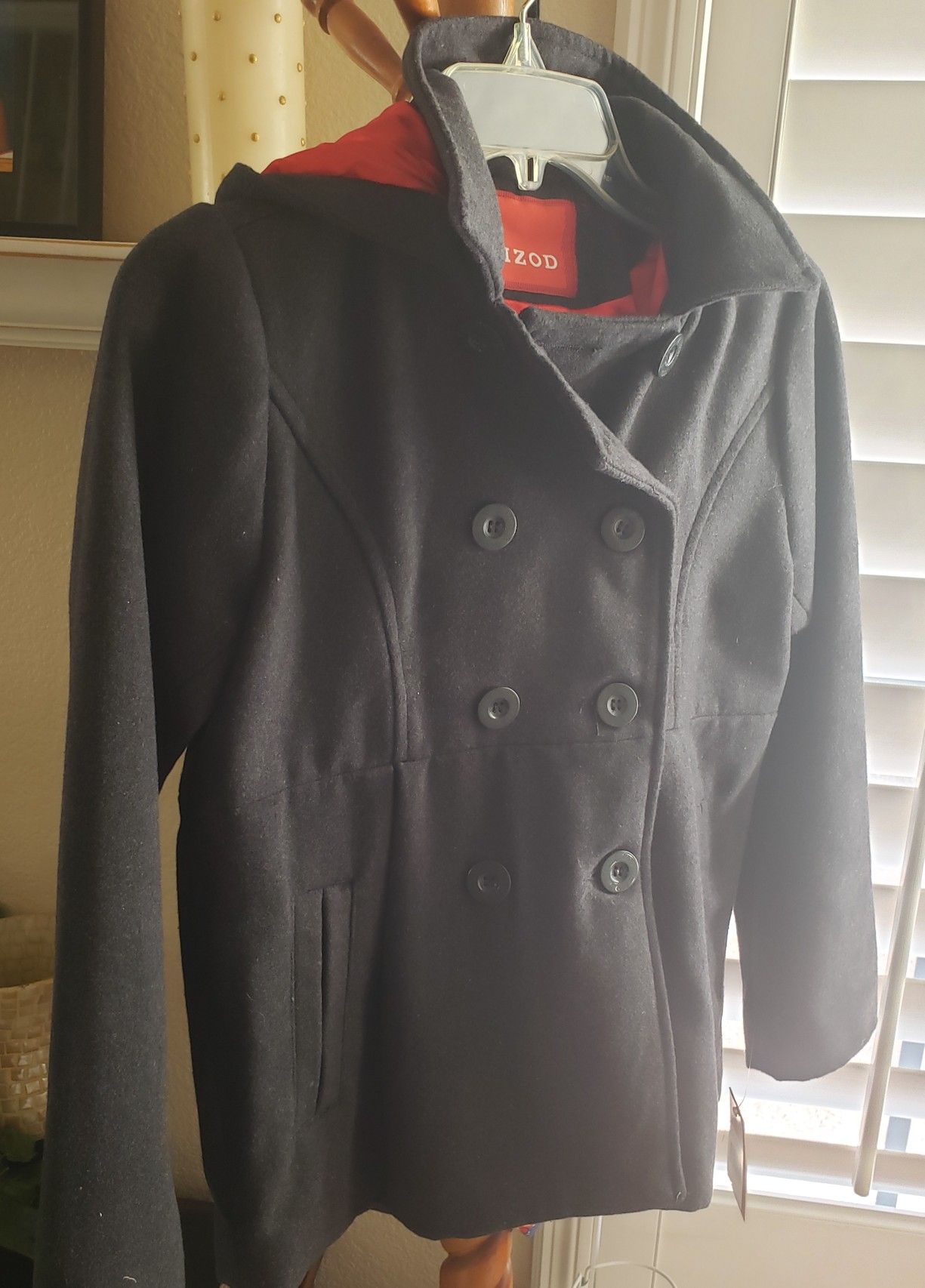 New IZOD Peacoat 10/12