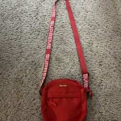 Supreme Red Shoulder Bag 