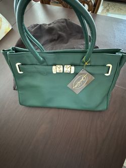 Brand New Onna Ehrlich Gold Buckle Maya Tote Bag