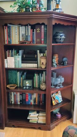 Elegant Broyhill Bookcase & Corner Unit
